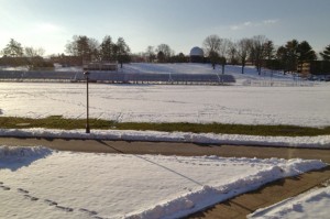 Andrus Field with Snow