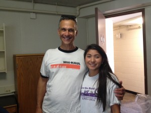 Pres Roth welcomes Ashley Suan '18 to Wesleyan!