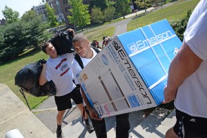 Class of 2018 Arrival Day, Aug. 27, 2014. (Photo by Olivia Drake)